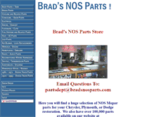Tablet Screenshot of bradsnosmopar.com
